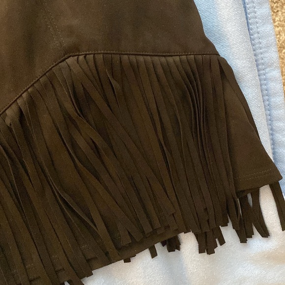 Black Fringe Skirt - Picture 2 of 7